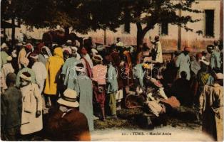 1912 Tunis, Marché Arabe / Arab market, Tunisian folklore