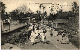 1912 Algiers, Algerie; Paysage et type / street view, Algerian folklore (EK)