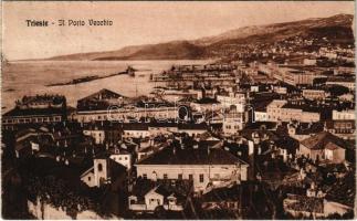 1919 Trieste, Trieszt, Trst; Il Porto Vecchio / the old port (EK)