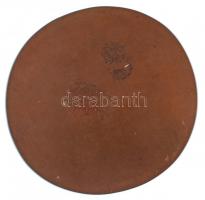 Asszonyi Tamás (1942-) DN "50 éves szolgálatért Dorogi Szénbányák" egyoldalas, öntött Br p...