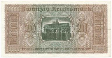 Német Harmadik Birodalom 1940-1945. 20M T:III
German Third Reich 1940-1945. 20 Mark C:F
Krause R13...