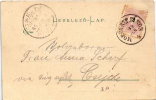 1899 Morvaszentjános, Szentjános, Moravsky Svaty Ján; Hohenlohe herceg kastélya. K. Wetschl kiadása ...