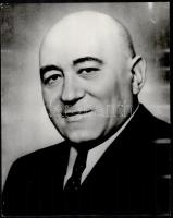 cca 1952 Rákosi Mátyásról készült propaganda fénykép, 30x24 cm