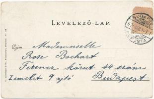 1899 Gödöllő, Királyi kastély. C. Andelfinger & Cie Nr. 156. (kopott sarkak / worn corners)