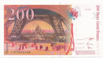 Franciaország 1999. 200Fr T:I-
France 1999. 200 Francs C:AU
Krause P#159