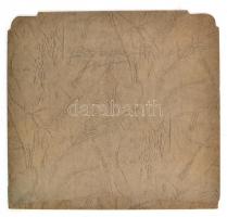 cca 1950 Ravatalon, Weitzel Photo Studio (Akron), 20x22 cm, képátadó mappa 31x34 cm