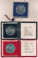 1980. 100Ft Ni "Szovjet-magyar közös űrrepülés" + 1981. 100Ft Ni "FAO I. - Világélelm...