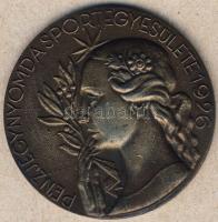 1926. "Pénzjegynyomdai Sportegyesületek" Br díjérem. Szign.Horváth E. T:2