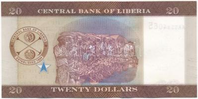 Libéria 2016. 20$ T:I-
Liberia 2016. 20 Dollars C:AU
Krause P#33