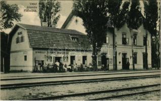 1924 Kelebia, vasútállomás, szálloda, vendéglő és étterem