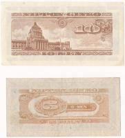 Japán 1944. 5s + 1944. 10s T:III
Japan 1944. 5 Sen + 1944. 10 Sen C:F
Krause P#83, P#84