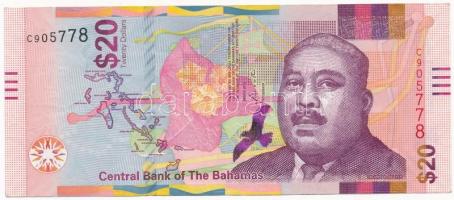 Bahamák 2018. 20$ T:III Bahamas 2018. 20 Dollars C:F Krause P#80