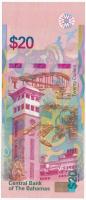Bahamák 2018. 20$ T:III
Bahamas 2018. 20 Dollars C:F
Krause P#80