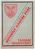 ~1936. "Egyesült Keresztényszocialista és Magyar Nemzeti Pár - Egyesült Magyar Párt" zomán...
