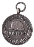 1929. "Magyar Háborús Emlékérem kardokkal, sisakkal" kitüntetés miniatűrje peremen "B...