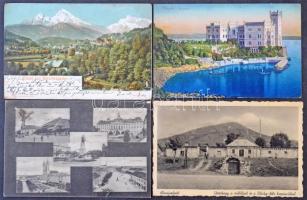 Közel 80 db legnagyobbrészt régi képeslap hagyatékból, sok a történelmi Magyarország területéről, ke...