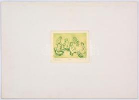 Gánóczy Mária, Breznay Józsefné (1927-), 2 db karikatúra:  "Olaszok" Pármaiaik (100/22) és...