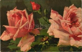 1918 Roses. Wenu-Pastell No. 324. s: C. Klein
