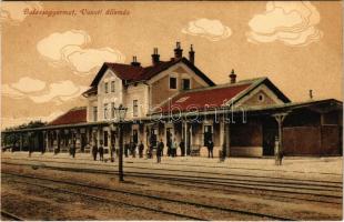 1923 Balassagyarmat, vasútállomás. Kondor kiadása