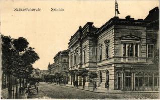 1921 Székesfehérvár, színház, Stignitz kávéház. Loubenstein János kiadása