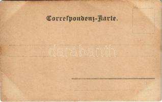 Restaurazion zum deutsche Michl / German inn and restaurant, men drinking and smoking outside. photo...