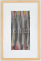 Matzon Ákos (1945-): Fedő és fedett, 2018.VI.01. Akril, vászon, falapra kasírozva, hátoldalán jelzet...