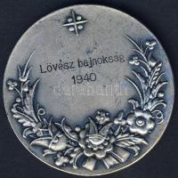 1926. "Pénzjegynyomda Sportegyesülete" Ag díjérem 31,5g. Szign.Horváth E. T:2