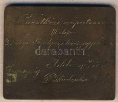 1926. "Országos Magyar Galamblövő Egylet" Br plakett. Szign. M.Strobl T:2