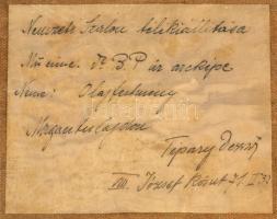 Tipary Dezső (1887-1967): v. B. P úr arcképe, 1920-40 körül. Olaj, vászon, jelzett, restaurált, dísz...