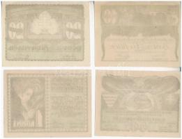 Budapest 1920.12.31. 10f + 20f + 50f + 1K + 1,50K + 2,5K + 5K "Amatőrök Forgalmi Szövetkezete&q...