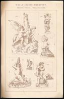 cca 1899 Walla József Mozaik és Cementáru Gyára  árjegyzék és mintakönyv terracotta-gyártmányokról. ...