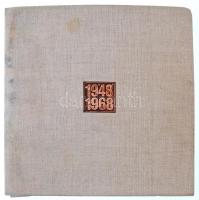 1968. Névre szóló Br "Állami Építéstervezés" emlékplakett Ábrahám Kálmán Építésügyi és Vár...