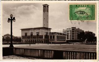Casablanca, Le Palais Municipal / municipal palace. TCV card. Phot. Combier