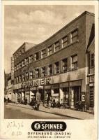 1948 Offenburg, Adolf Spinner Handelshof. Steinstrasse 34. / shops, bicycles (EB)