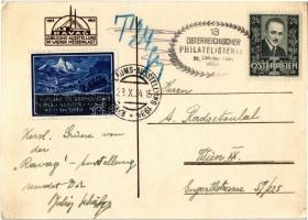 1934 Bisamberg, Sender Bisamberg / medium wave transmission facility, transmitter + "RAVAG Jubi...