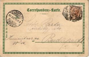 1899 Karlovy Vary, Karlsbad; Sprudelcolonade / spa, bath. Friedr. Kirchner Kunst-Anstalt Art Nouveau...