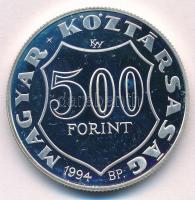 1994. 500Ft Ag "Kossuth Lajos" kapszulában, tanúsítvánnyal T:1 ujjlenyomatok
Adamo EM133