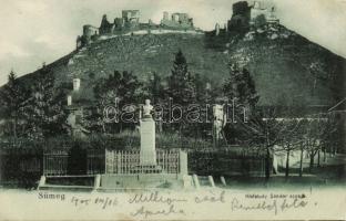 Sümeg Kisfaludy Sándor szobra