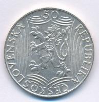 Csehszlovákia 1949. 50K Ag "Sztálin" T:1-,2
Czechoslovakia 1949. 50 Korun Ag "Stalin...