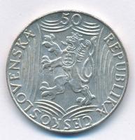 Csehszlovákia 1949. 50K Ag "Sztálin" T:2
Czechoslovakia 1949. 50 Korun Ag "Stalin&qu...