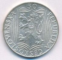 Csehszlovákia 1949. 50K Ag "Sztálin" T:2
Czechoslovakia 1949. 50 Korun Ag "Stalin&qu...