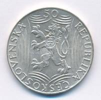 Csehszlovákia 1949. 50K Ag "Sztálin" T:2
Czechoslovakia 1949. 50 Korun Ag "Stalin&qu...