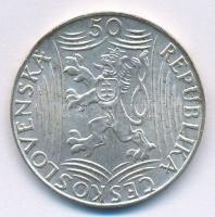 Csehszlovákia 1949. 50K Ag "Sztálin" T:2 patina
Czechoslovakia 1949. 50 Korun Ag "St...