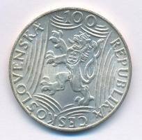Csehszlovákia 1949. 100K Ag "Sztálin" T:2
Czechoslovakia 1949. 100 Korun Ag "Stalin&...