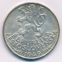 Csehszlovákia 1949. 100K Ag "Iglói bányászat 700. évfordulója" T:2
Czechoslovakia 1949. 1...