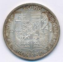 Csehszlovákia 1937. 20K Ag "Masaryk köztársasági elnök halála" T:1-,2 patina
Czechoslovak...
