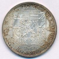 Csehszlovákia 1937. 20K Ag "Masaryk köztársasági elnök halála" T:1-,2 patina
Czechoslovak...