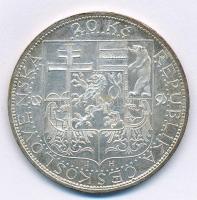 Csehszlovákia 1937. 20K Ag "Masaryk köztársasági elnök halála" T:1- patina
Czechoslovakia...