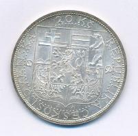 Csehszlovákia 1937. 20K Ag "Masaryk köztársasági elnök halála" T:1-
Czechoslovakia 1937. ...