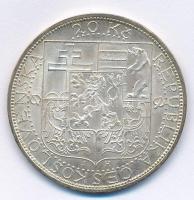 Csehszlovákia 1937. 20K Ag "Masaryk köztársasági elnök halála" T:1-,2
Czechoslovakia 1937...